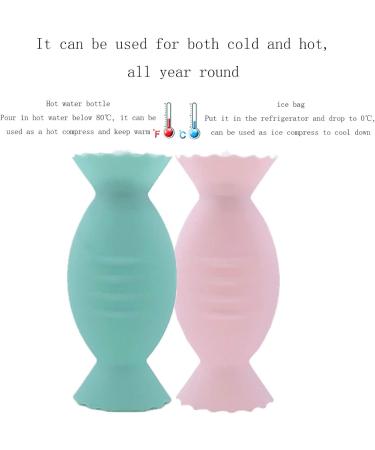 MAIES Durable Candy Shape Silicone Hot Water Bottle | Winter Warm Accessories | International Shipping Available - Buy Online on GoSupps.com