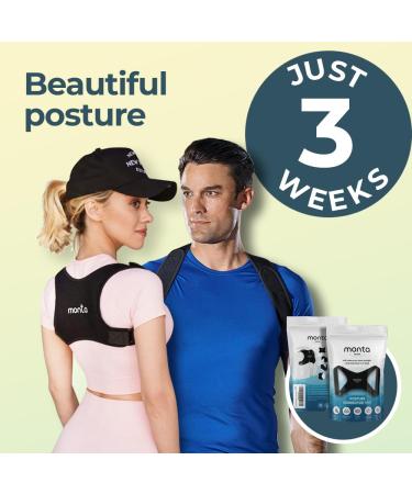 Posture Corrector & Back Brace for Men and Women - Ultimate Support Straps for Improved Posture - Breathable and Comfortable Shoulder and Neck Brace - Buy Online on GoSupps.com