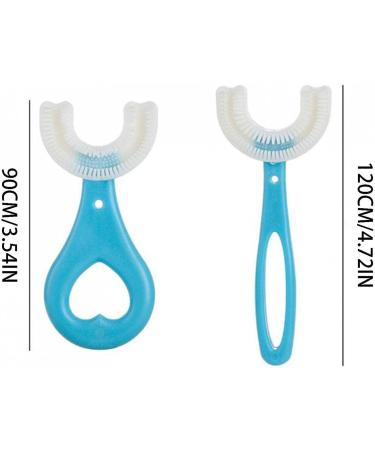 BfnzBdnz Kids Toothbrushes U- Shaped Toothbrush Soft Silicone Brush Head Toothbrush Oral Teeth Cleaning Toothbrush for Children's Soft Toothbrush 360 Silicone U-Shaped Toothbrush Toddlers Pink Pink-m - Buy Online on GoSupps.com