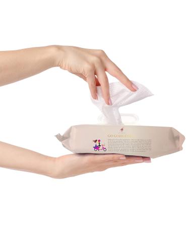 Fast Beauty Co Go Gorgeous Micellar Facial Makeup Remover Wipes - 30 Count (Alcohol-Free) - Buy Online on GoSupps.com