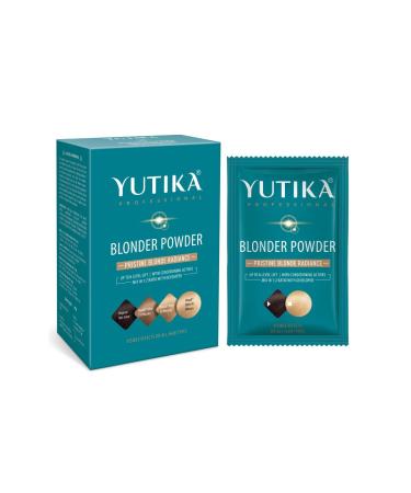 Yutika Professional Blonder Powder For Hair Blonder Powder For Men Women 60 gm Multi Blonde Powder Sachet Bleach Pritsine Blonde Radiance Up to Level 8 Lift