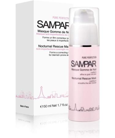 Sampar - Night Gum Mask - Night Mask - Eliminates Redness Marks Blackheads - For Mattified Purified and Soft Skin When You Wake Up - Erase Your Imperfections - 50 ml Airless Bottle - Buy Online on GoSupps.com