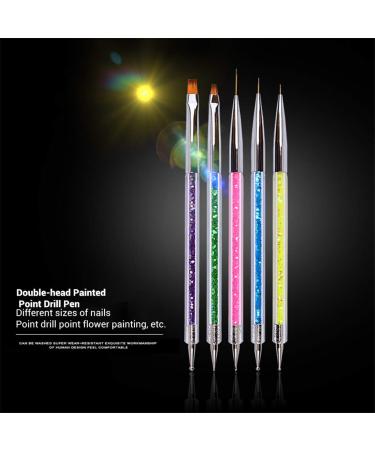 5pcs Nail Art Pens | Double-Sided Liner & Drawing Brushes for DIY Nail Designs - Buy Online on GoSupps.com