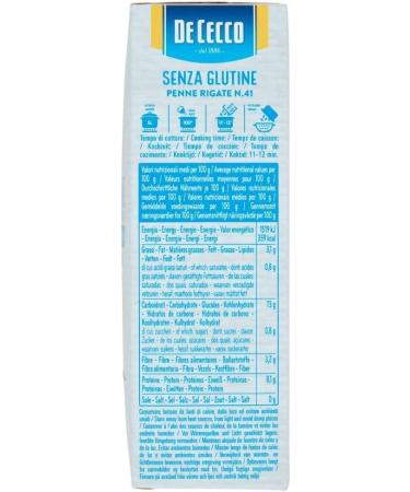  Italian Gourmet E.R. De Cecco Penne Rigate Gluten Free No 41 Gluten Free Pasta 400g + Pulp Italian Gourmet 400g - Buy Online on GoSupps.com