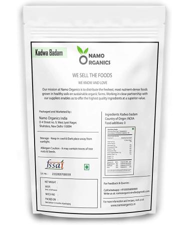 PUB Namo Organics - Sugar Kadwa Badam - 250 Gm - Diabetes Bitter Almonds - Sky Fruit/Mahogany Seeds - Sourced from 100% Organic Farms (Bitter Almond) - Buy Online on GoSupps.com