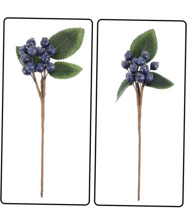 ABOOFAN 15 Pcs Artificial Berry Cuttings Christmas Faux Apples Fake Berries Green Garland Artificial Pine Picks Decor Xmas Tree Picks Blue Flowers Cherry Bean Sticks Iron Dark Bluex3pcs 18X7.5X3CMx3pcs - Buy Online on GoSupps.com