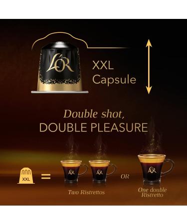 L OR BARISTA Double Ristretto XXL Aluminium Coffee Capsules (5 X 10 Pods) Intensity 11 - Buy Online on GoSupps.com