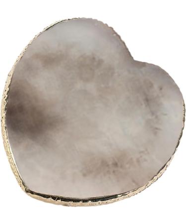 Nail Palette for Gel Nail Palette Stylish Manicure Accessories Resin Nail Palette Small Hearts Portable Supplies Gold Edge Cosmetic Mixing Tool - Buy Online on GoSupps.com