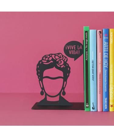 Buy Balvi Frida Bookend - Black Decorative Figure 17 cm | Stylish Iron Book Holder for International Shipping - Buy Online on GoSupps.com