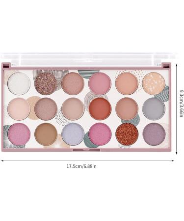 Matte Eye Shadow Palette - 18 Colors Waterproof Cosmetics Matte Eye Shadow Set - Pigmented Make-Up Durable Velvet Eye Shadows Fovolat 1 count (Pack of 1) - Buy Online on GoSupps.com