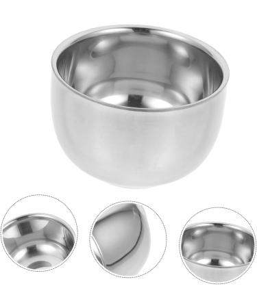 Lurrose 4-Part Men's Shaving Accessories Set - Clean Shave Cream Aluminum Foam Rod Stainless Steel Capacity Shaving Cup - Metal Silver (4pcs) - International Shipping Available - Buy Online on GoSupps.com