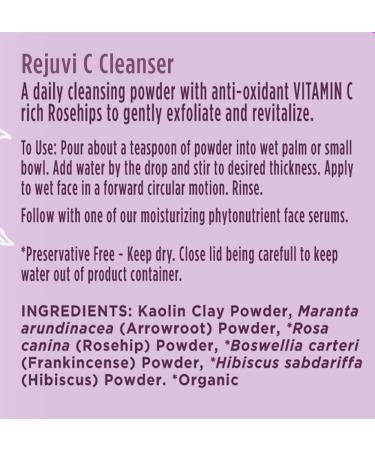 Ora's Amazing Herbal Rejuvi C Cleanser Powder - Gentle Face Wash for All Skin Types | 2.5 oz - International Shipping - Buy Online on GoSupps.com