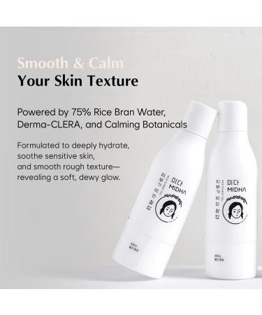 MIDHA Rice Cream 1.69fl.oz. + Rice Sebum Toner 6.76fl.oz. + Rice Milk Lotion 6.76fl.oz. Skin Barrier Support Moisturising Lightweight Daily Cream with Dewy Pore Refining Sebum Control Lightwei - Buy Online on GoSupps.com