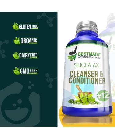 Buy Silicea 6X Cleanser & Conditioner - Hair Skin & Nail Nutrient for Pimples Boils Ulcers | Fast Healing & Digestive Support - 300 Pellets International Shipping Available - Buy Online on GoSupps.com