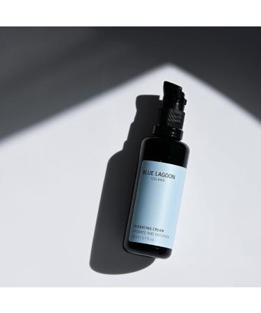 Blue Lagoon Skincare Hydrating Cream - Lightweight Face Cream - Absorbs Quickly - Lasting Hydration - Revitalizes Skin - Delicate Cream - No Fragrance - Dermatologically Tested - 50ML - Buy Online on GoSupps.com