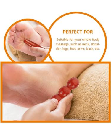 MipCase 4-Piece Wooden Acupuncture & Acupressure Sticks | Gua Sha Massage Device | Manual Wood Tools for Targeted Massage - Buy Online on GoSupps.com