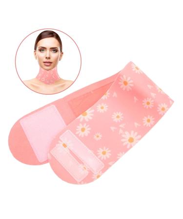 Neck Wrinkle Gel Patch for Women | Anti-Wrinkle Neck Protector - Essential Oil Infused | Daisy Pink - Buy Online on GoSupps.com