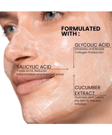 Kleem Pro-Collagen Glycolic Acid Face Wash with Salicylic Acid - Face Cleanswer for Women & Men to Unclog Pores & Improve Skin Tone and Texture - Gentle Exfoliating Face Wash - 4.05 oz - Buy Online on GoSupps.com