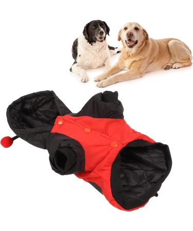 Bagima Ladybug Dog Costume - Warm Hooded Sweater for Small Dogs | Halloween & Winter Clothing | XL Black Enchanting Design - Buy Online on GoSupps.com