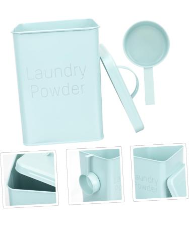 HAPINARY 1 Set Washing Storage Bucket Bucket with Scoop Iron Storage Bucket Condensate Beads Bucket Laundry Room Organization Washing Bucket Laundry Room Bucket 23X15.5CM Sky-blue - Buy Online on GoSupps.com