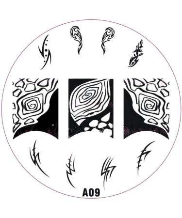 ++SPECIAL ITEM++ Stamping stencil A-Series: A09 Ornaments