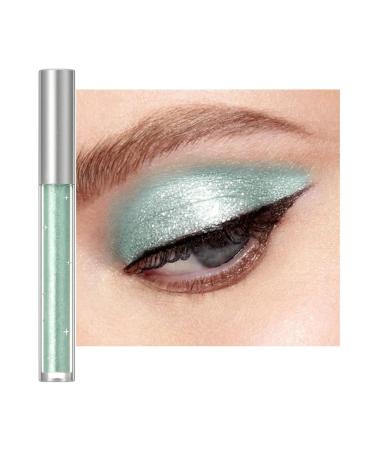 HIFFEY Pearlescent glitter eyeshadow long-lasting liquid coated eyeliner silky texture high shine easy to wear sparkling eye makeup (Color: 2)