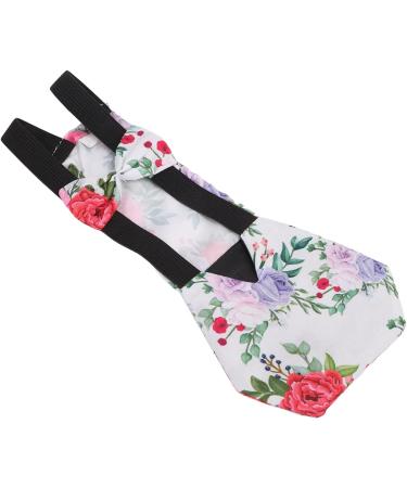 Zerodis Pet Chicken Diapers - Small Size Peony Flower Pattern Tight Belt Diapers for Poultry - Poop Pocket Included - Buy Online on GoSupps.com
