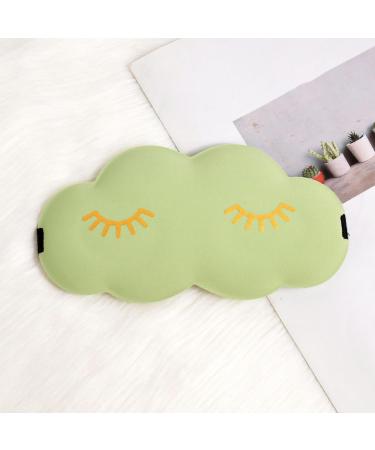 Buy 3D Cloud Shape Foam Eye Mask - Ergonomic Sleeping Blindfold with Adjustable Button | International Shipping Available - Buy Online on GoSupps.com