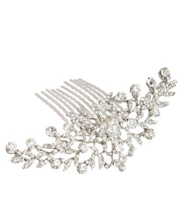 Bridal Wedding Crystal Rhinestone Hair Comb Headpiece | Elegant Bridal Accessories for International Shipping - Buy Online on GoSupps.com