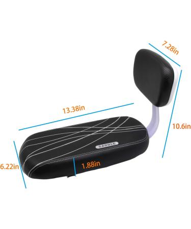 Together-life Rear Mounted Child Bike Seat with Cushion, Backrest, and Armrest - Kid Carrier for Safe and Comfortable Ride - Buy Online on GoSupps.com