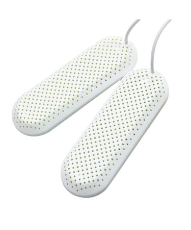 yanwuwa USB Shoe with 3 Timer Modes Foot Warmer Glove Deodorizing Shoe White