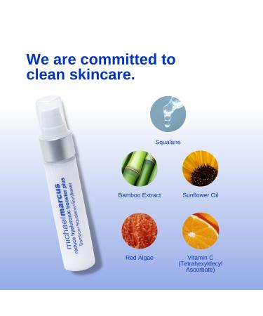 Michael Marcus Hyaluronic Booster PLUS - Anti-Aging Plant-Based Face Serum for Fine Lines & Wrinkles Intense Hydration & Radiance - 1oz Bottle - Buy Online on GoSupps.com