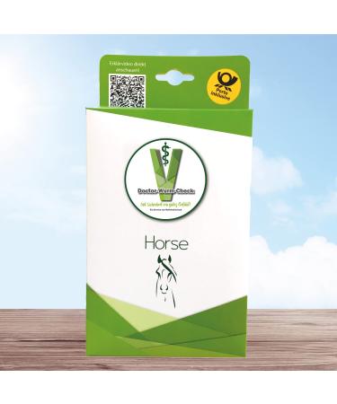 Doctor-Wurm-Check Horse - The laboratory test for selective deworming. Return postage included.