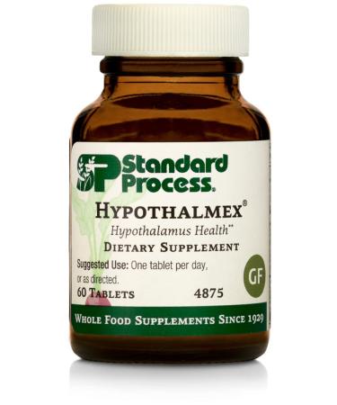 Standard Process Hypothalmex - Whole Food Brain Support and Brain Health with Magnesium Citrate and Calcium - 60 Tablets