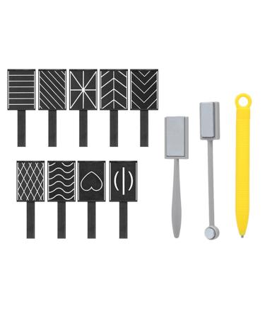 12 Pieces 3D Magnet Stick Set Magnetic Cat Eye Pen Drawing Vertical Stick for UV Gel Polish Magical Nail Tools
