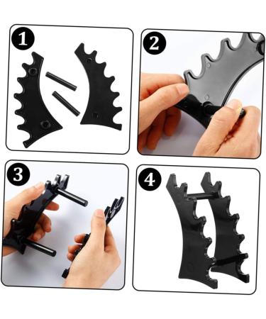 FOMIYES 2pcs Arc Pen Holder Eyeliner Pencil Simple Writing Pens Holder Makeup Store Eyeliners Holder Office 14.5X7.5CM Black - Buy Online on GoSupps.com