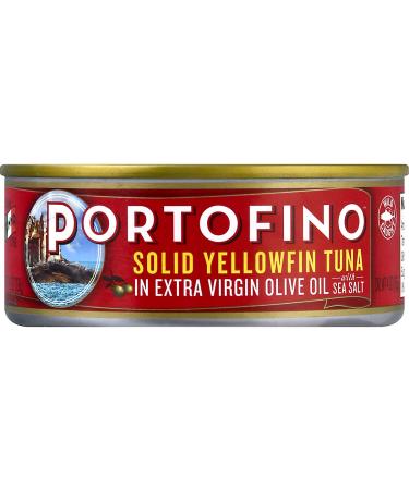 Portofino Solid Yellowfin Tuna In Extra Virgin Olive Oil - 4.5oz Can (Pack of 12) Yellowfin Tuna 4.5 Ounce (Pack of 12)