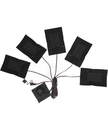 Fdit 5 in 1 Electric Heating Vest - Waterproof USB Heating Pad with 3 Temperature Settings | International Shipping Available - Buy Online on GoSupps.com