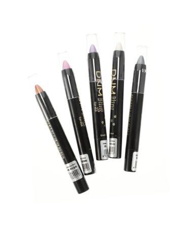 DOITOOL Glitter Eye Shadow 5pcs Pearlescent Eyeshadow Pencil Eyeshadow Stick Smooth Eye Shadow Sticks Shimmer Eyeshadow Pens