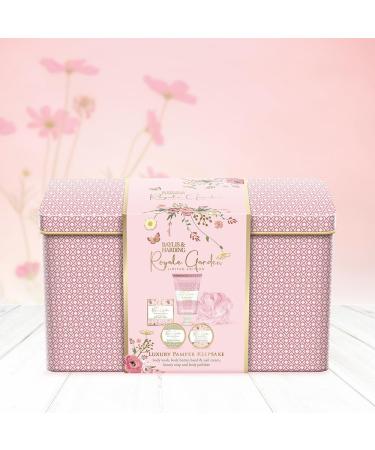 Baylis & Harding Royale Garden Rose Poppy & Vanilla Luxury Pamper Keepsake Tin Gift Set - Vegan Friendly - Buy Online on GoSupps.com