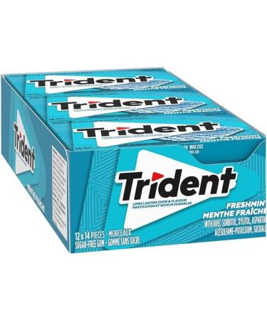 Popular American chewing gum gift pack of two 5 gum peppermint gum pack of 10 and Tri-dent freshmint gum pack of 12 Perfect for Birthday gift gift for father gift for husband (900g) - Buy Online on GoSupps.com