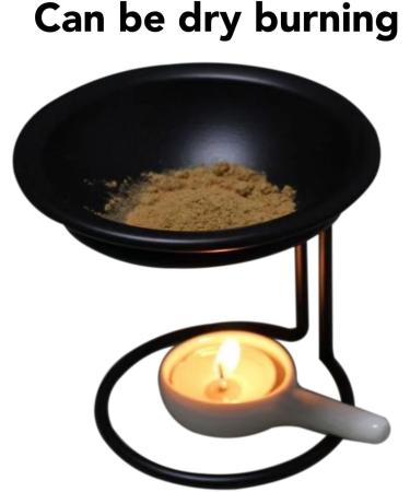 100ml Iron Aroma Lamp Stove - Premium Material Smooth Placement & Easy Dry Burn for Living Room Office Bedroom - A Model - Buy Online on GoSupps.com
