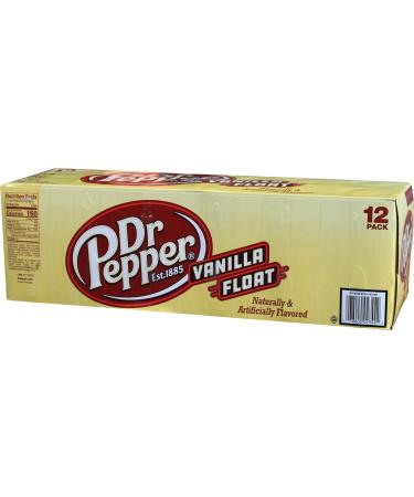 Dr. Pepper Vanilla Float Cans 355ml Pack of 12 - Buy Online on GoSupps.com
