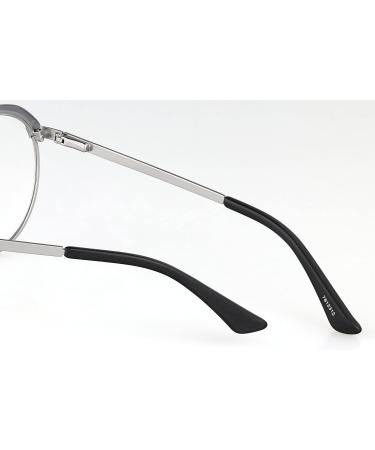 ZENNI Blue Light Blocking Glasses for Men & Women - Grey Browline Eyewear to Relieve Digital Screen Eye Strain - Buy Online on GoSupps.com