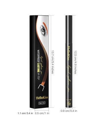 Mysense Liquid Eyebrow Pen - Waterproof & Smudge-proof Eyebrow Pencil with 4 Micro-Fork Tips for Natural Light Brown Brows - International Shipping Available - Buy Online on GoSupps.com