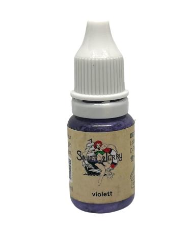 Tattoo INKgrafiX Piercing Sailor Jerry - Purple - 10 ml - Vegan - Reach DE + Certificate - INKgrafiX IG54043 - Rose Purple Tattoo