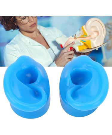 Soft Silicone Ear Model Pair for Demonstration & Teaching - Flexible Ear Piercing Tool- 18x23cm - Buy Online on GoSupps.com
