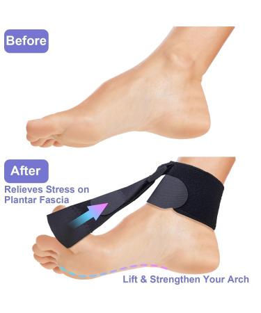 Big Toe Splint for Plantar Fasciitis Relief | Lightweight Toe Support Brace for Men & Women | Pain Solution for Flat Arches Achilles Tendonitis Heel Spurs & Foot Drop - Buy Online on GoSupps.com