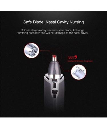 Premium Waterproof Ear and Nose Hair Trimmer - Battery-Operated Precision Grooming for Men Women & Family | Easy Clean & Stylish Razor - Buy Online on GoSupps.com