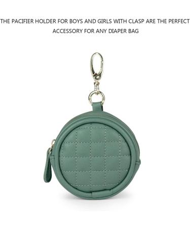 Eteslot Pacifier Holder Case | Silicone Baby Pacifier Storage Box with Carabiner | Stroller & Outdoor Use - Buy Online on GoSupps.com